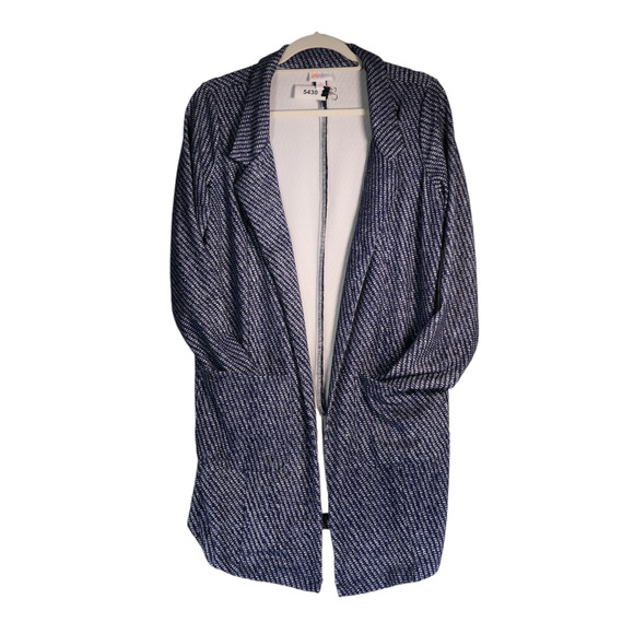 LuLaRoe Cardigan Sweater Womens Small Blue Knit Pockets Long Duster Boho - Picture 1 of 6